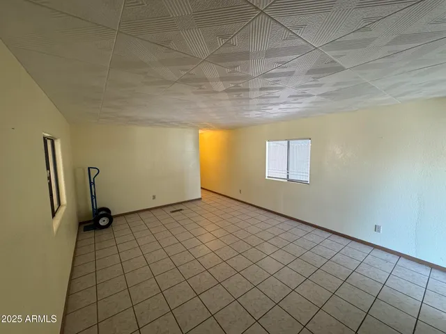 a view of an empty room