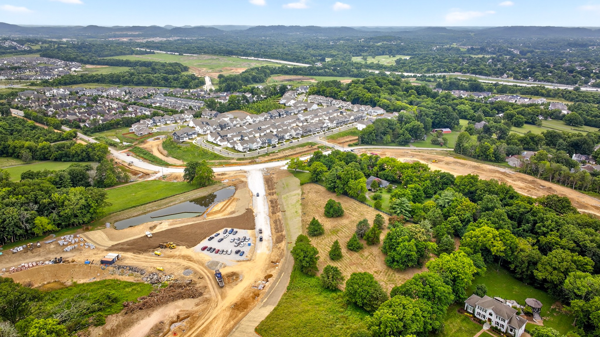0 South Carothers Road Franklin, TN 37067 - Photo 16 of 19 an aerial view of residential houses with outdoor space