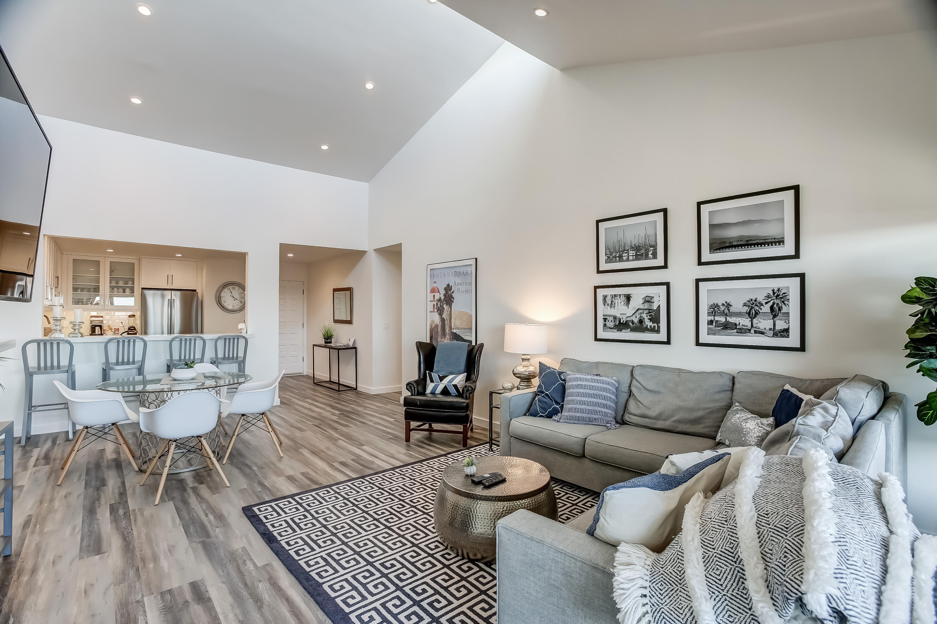 Undisclosed Address Santa Barbara, CA 93109 - Photo 3 of 16 a living room with furniture and wooden floor