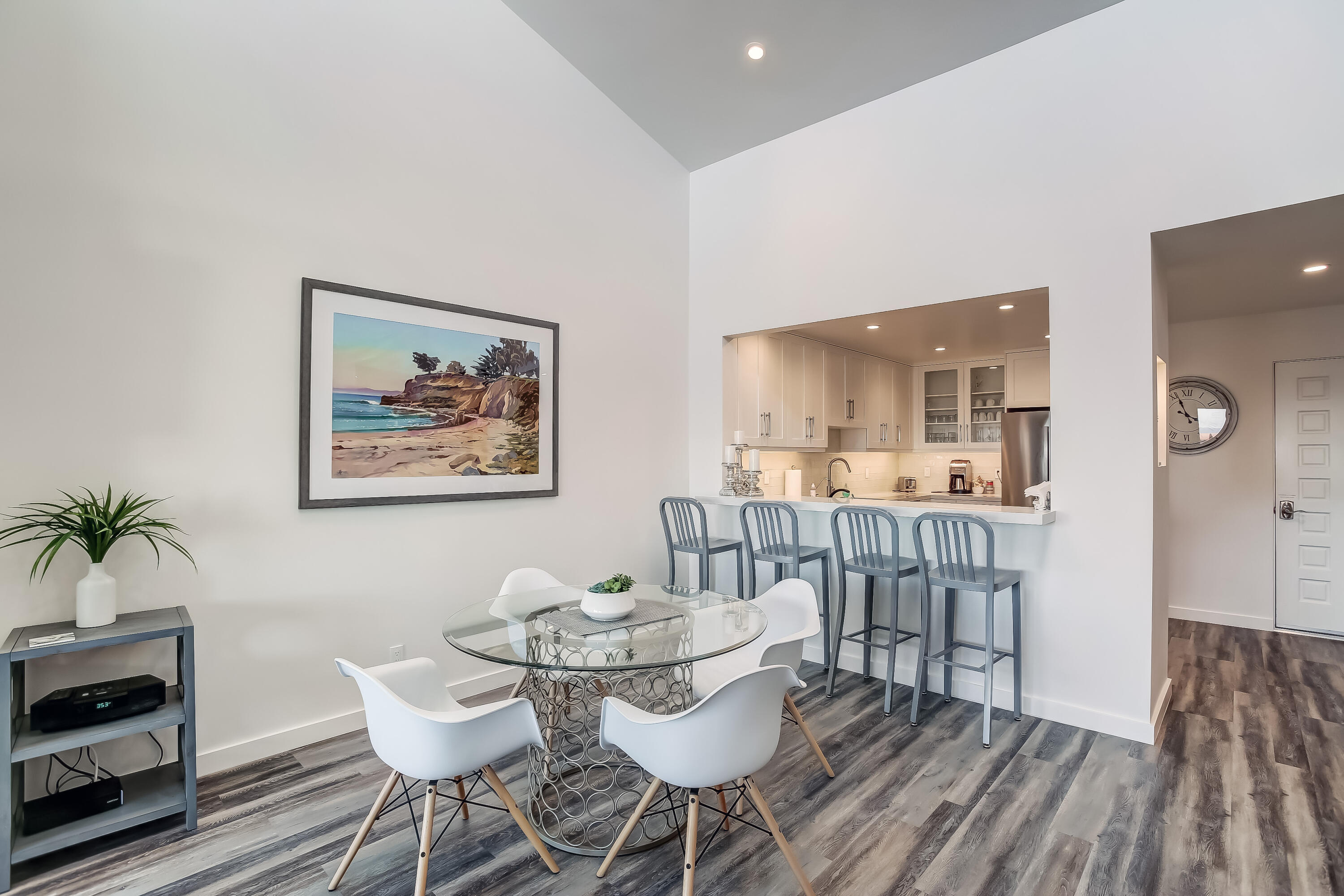 Undisclosed Address Santa Barbara, CA 93109 - Photo 4 of 16 a view of a dining room with furniture and wooden floor