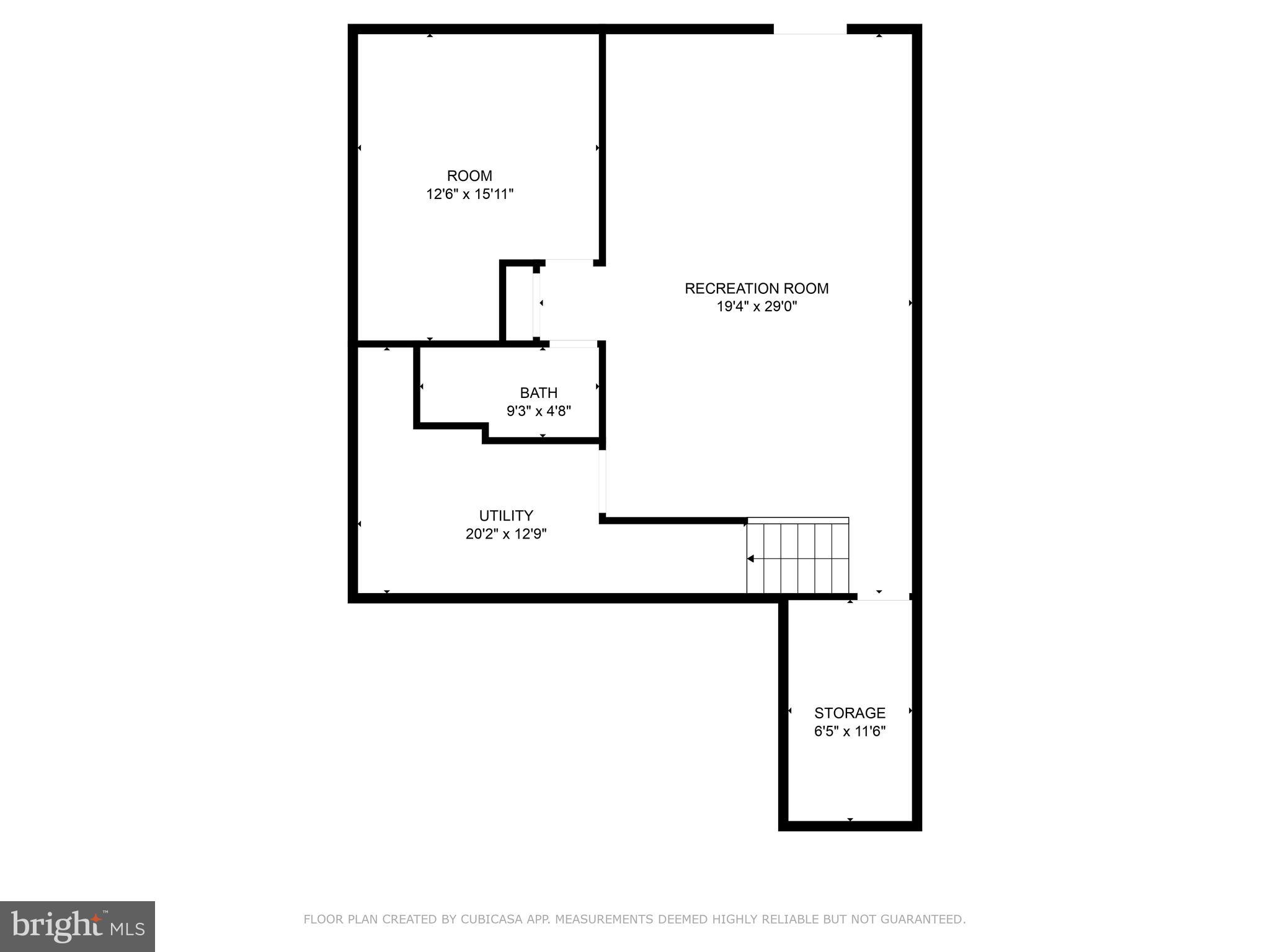 18080 Moss Garden Road Dumfries, VA 22026 - Photo 76 of 76 Lower level floor plan