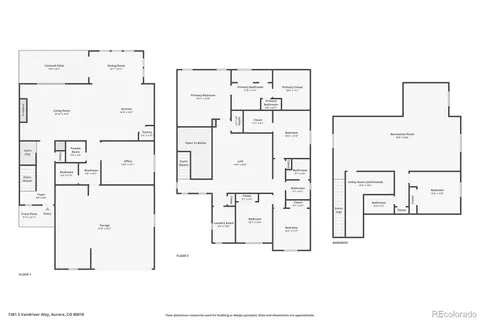 $899,000 | 7281 South Vandriver Way, Aurora, CO 80016