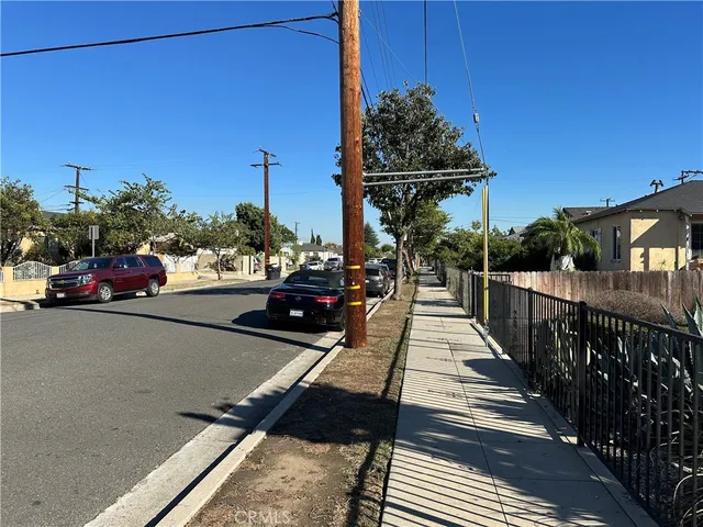 a car parked on the side of a street