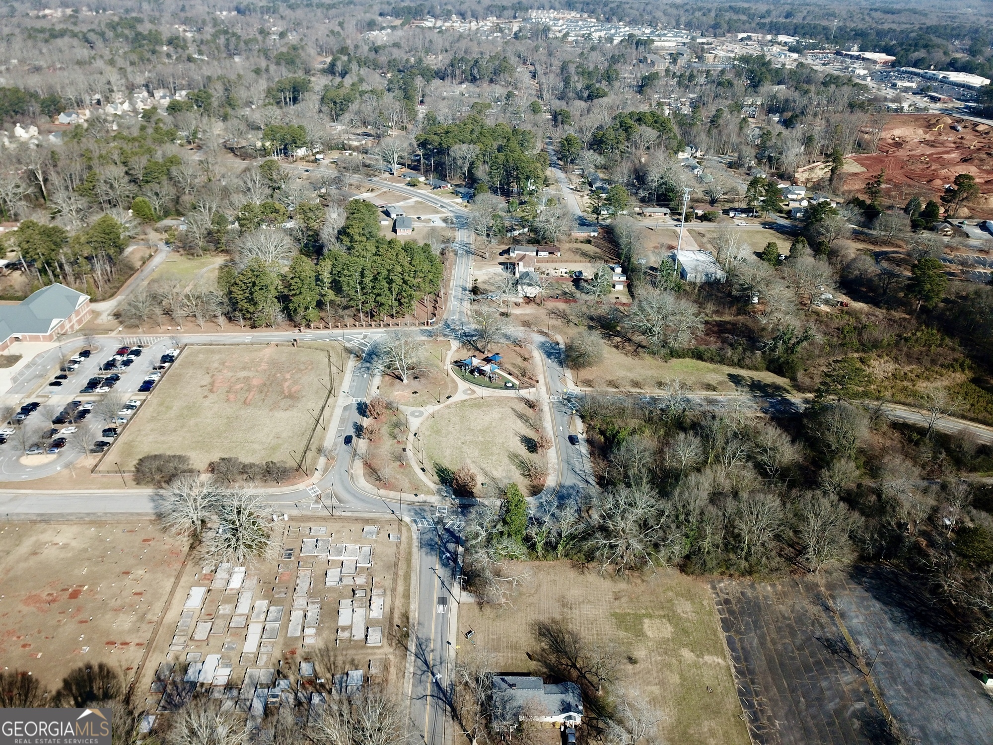 5335 Church Street Southwest Mableton, GA 30126 - Photo 5 of 29 an aerial view of residential houses with outdoor space