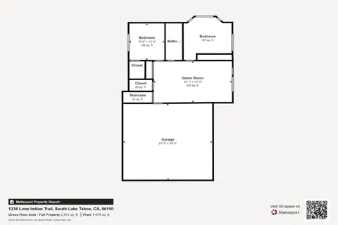 $1,225,000 | 1238 Lone Indian Trail, South Lake Tahoe, CA 96150