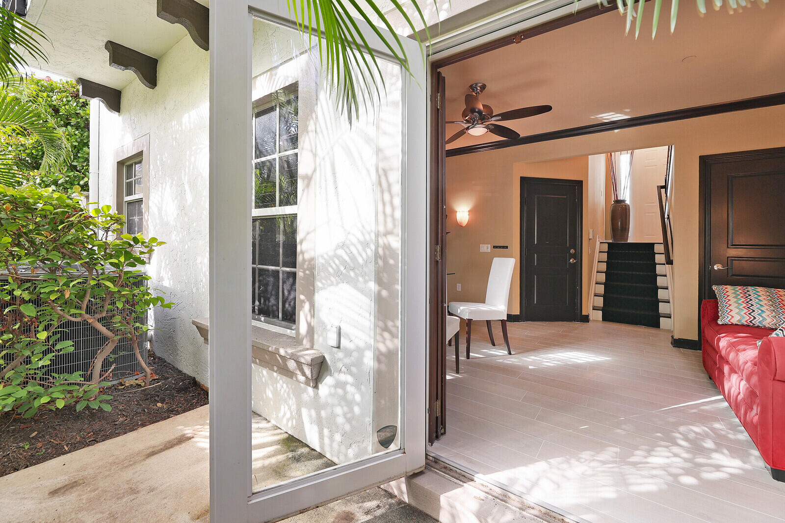 604 Renaissance Way Delray Beach, FL 33483 - Photo 30 of 54 patio view going into 3rd bedroom/office