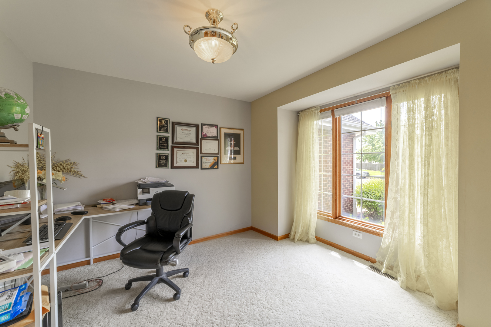 1071 Yamma Ridge New Lenox, IL 60451 - Photo 19 of 51 a view of a workspace with furniture and a window