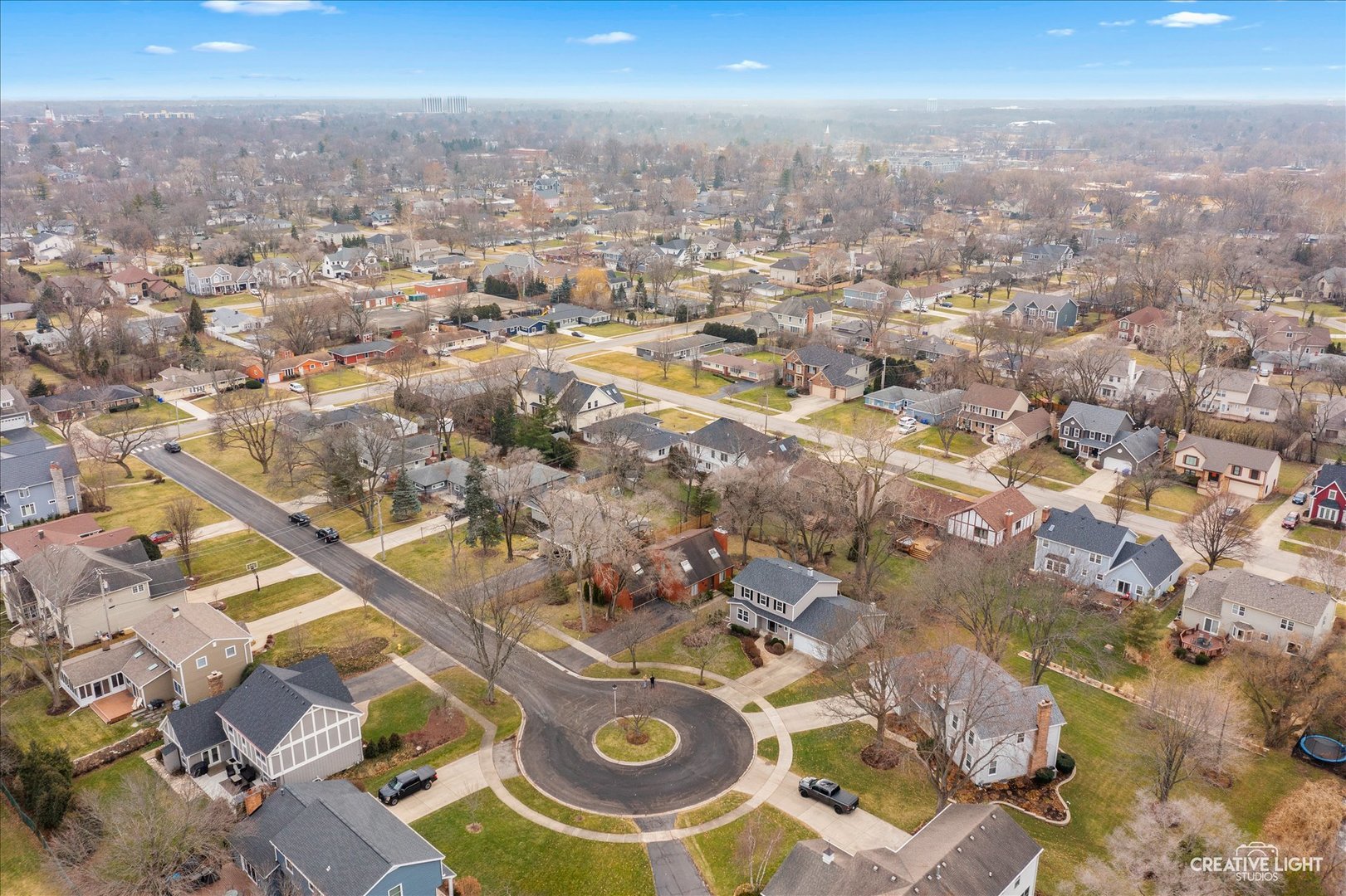 1908 Cherry Street Wheaton, IL 60187 - Photo 29 of 36 an aerial view of residential houses with outdoor space