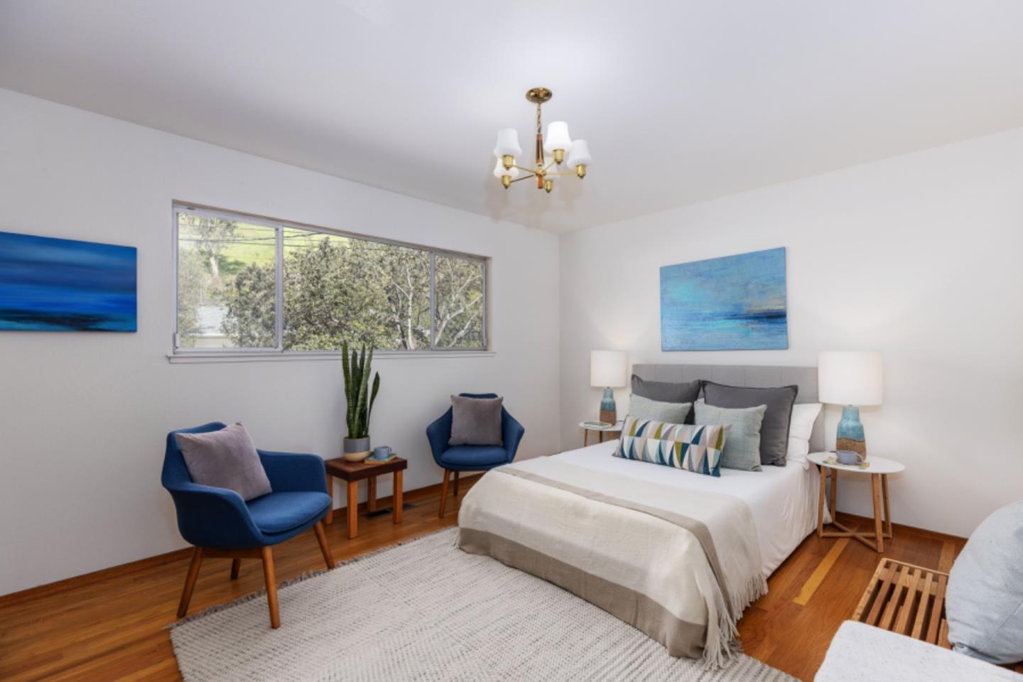 75 Simpson Drive Walnut Creek, CA 94596 - Photo 14 of 48 a bedroom with furniture and a large window