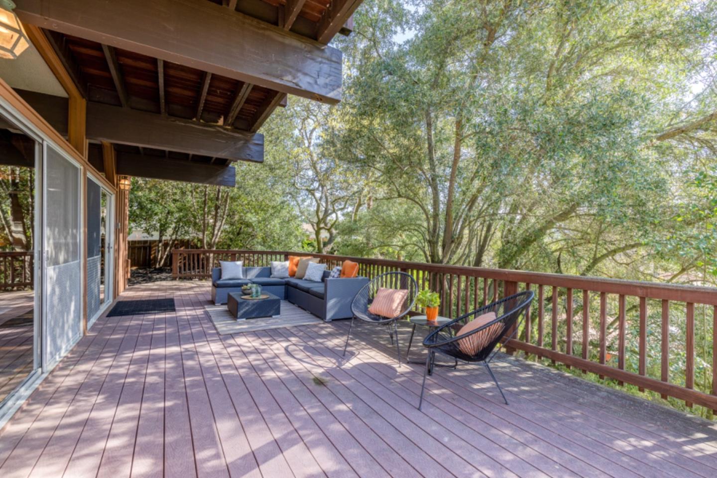 75 Simpson Drive Walnut Creek, CA 94596 - Photo 31 of 48 a view of balcony with wooden floor and outdoor seating
