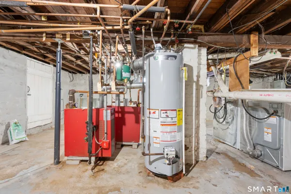 a view of storage and utility room