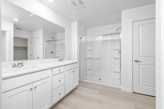 an empty room with a empty space and window