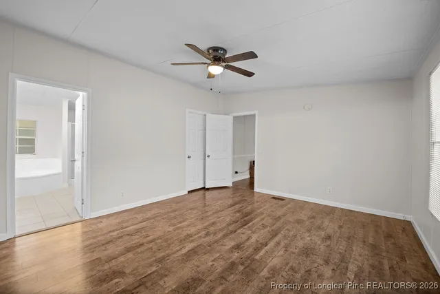 a view of an empty room