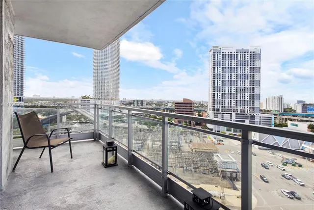 a view of a terrace with seating space