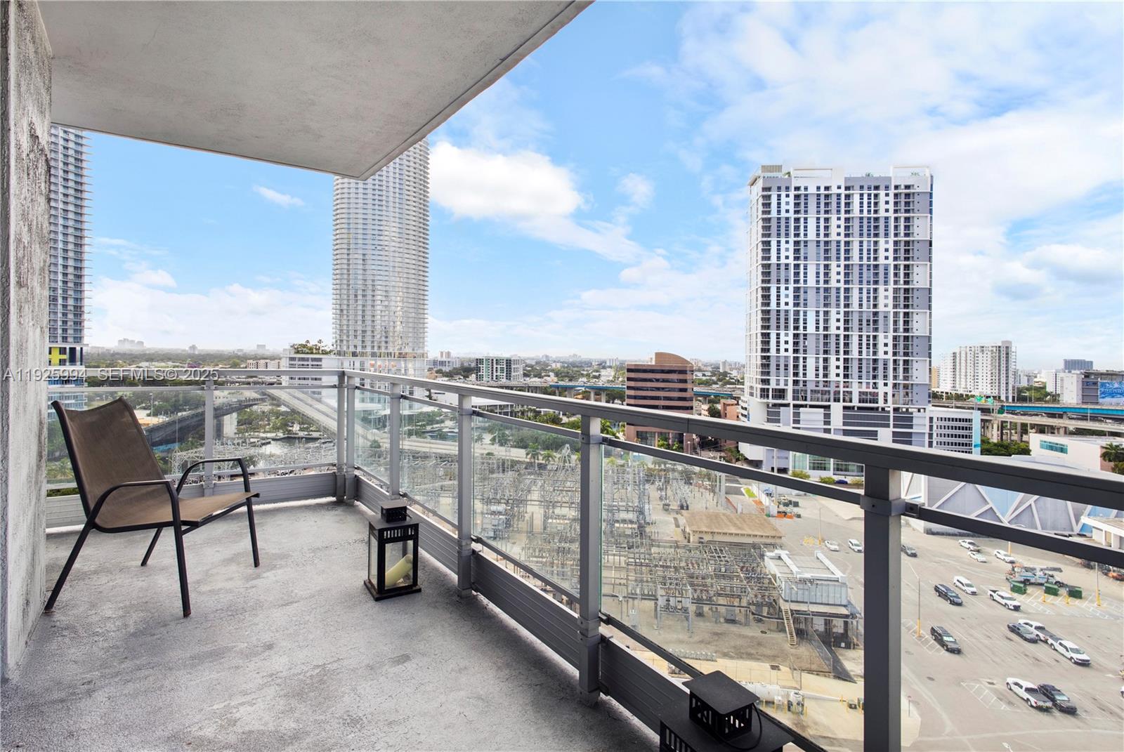 90 Southwest 3rd Street, Unit 1512 Miami, FL 33130 - Photo 9 of 19 a view of a terrace with seating space