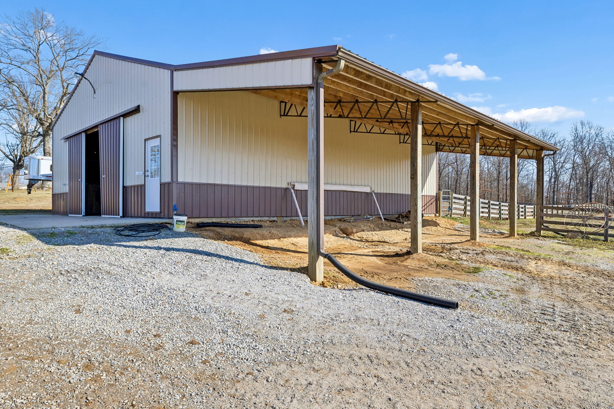 155 West Piney Road Dickson, TN 37055 - Photo 30 of 45 a view of a house with backyard