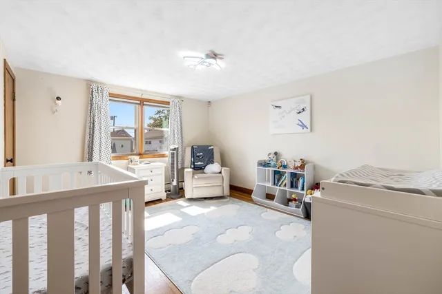 a room with furniture and a chandelier