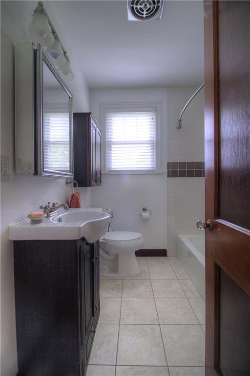 6414 Tuscarawas Road Midland, PA 15059 - Photo 16 of 24 UPDATED FIRST FLOOR BATH