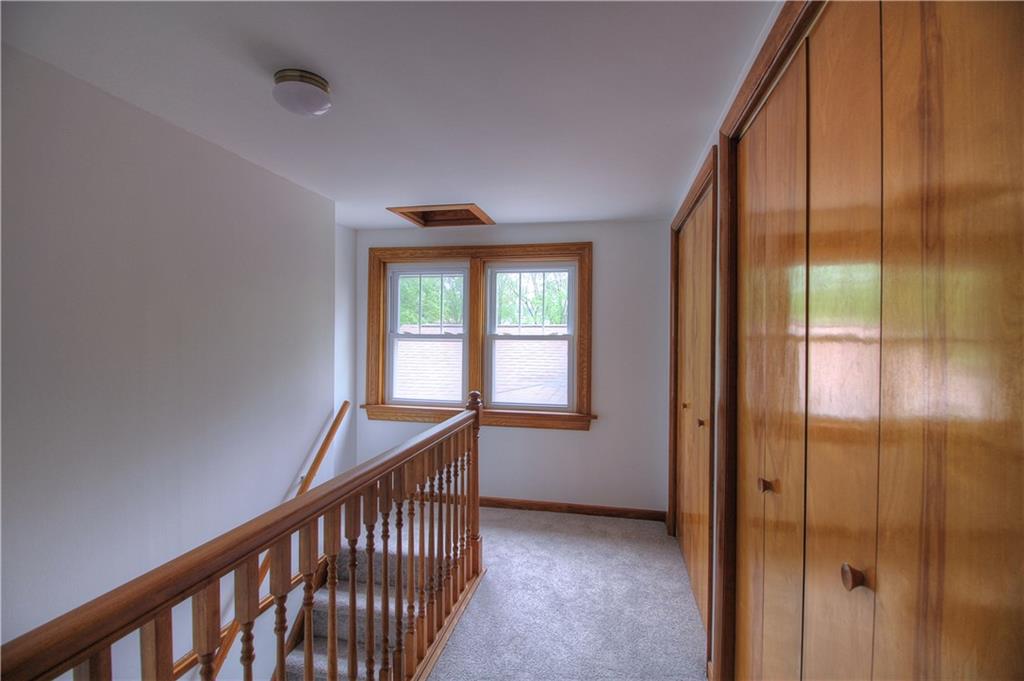 6414 Tuscarawas Road Midland, PA 15059 - Photo 21 of 24 SECOND FLOOR HALLWAY TO THE LARGE SECOND FLOOR BEDROOM......LINED WITH CLOSETS