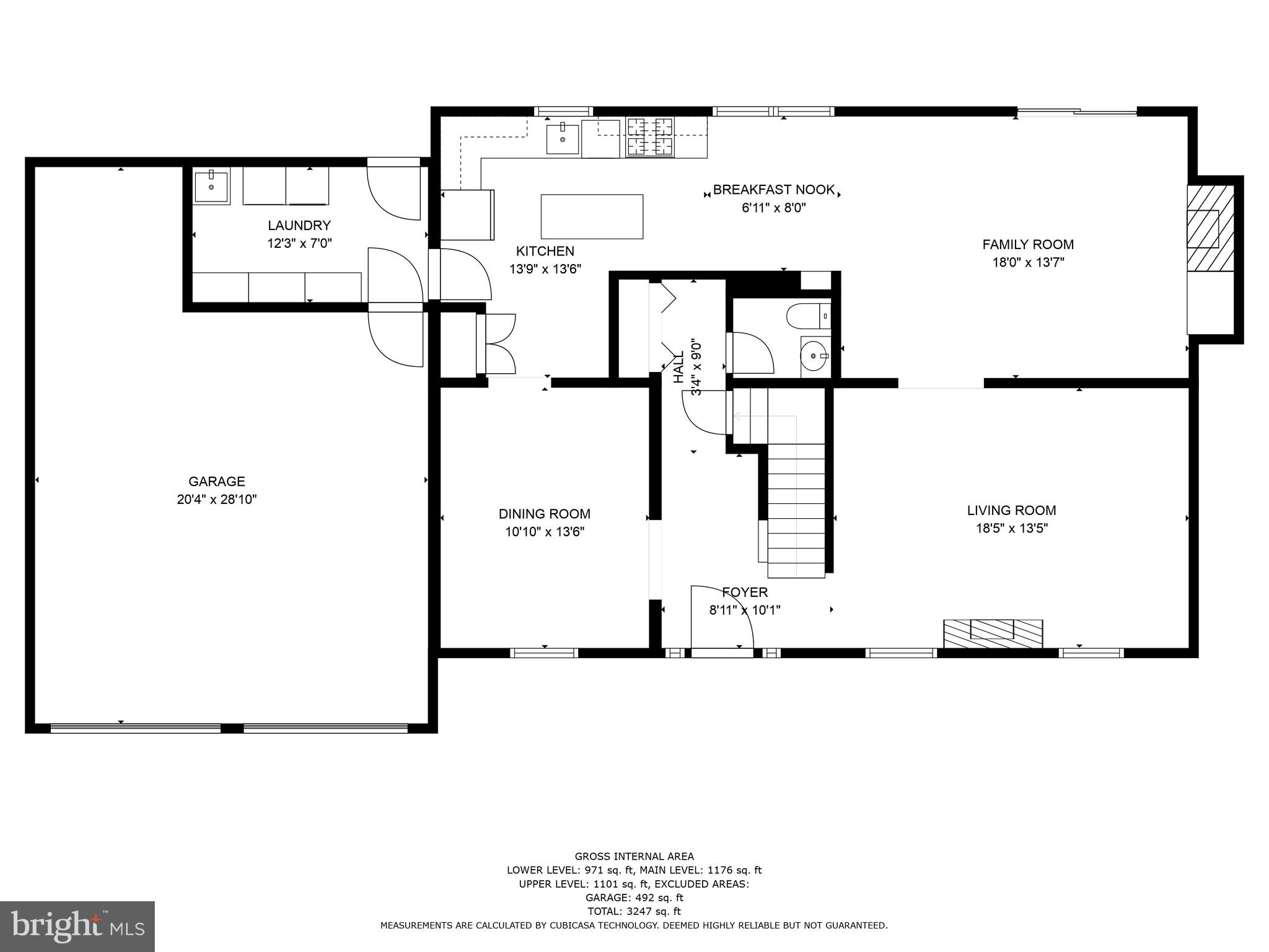 9110 Ivanhoe Road Fort Washington, MD 20744 - Photo 51 of 57 Floor Plan - 1st Floor