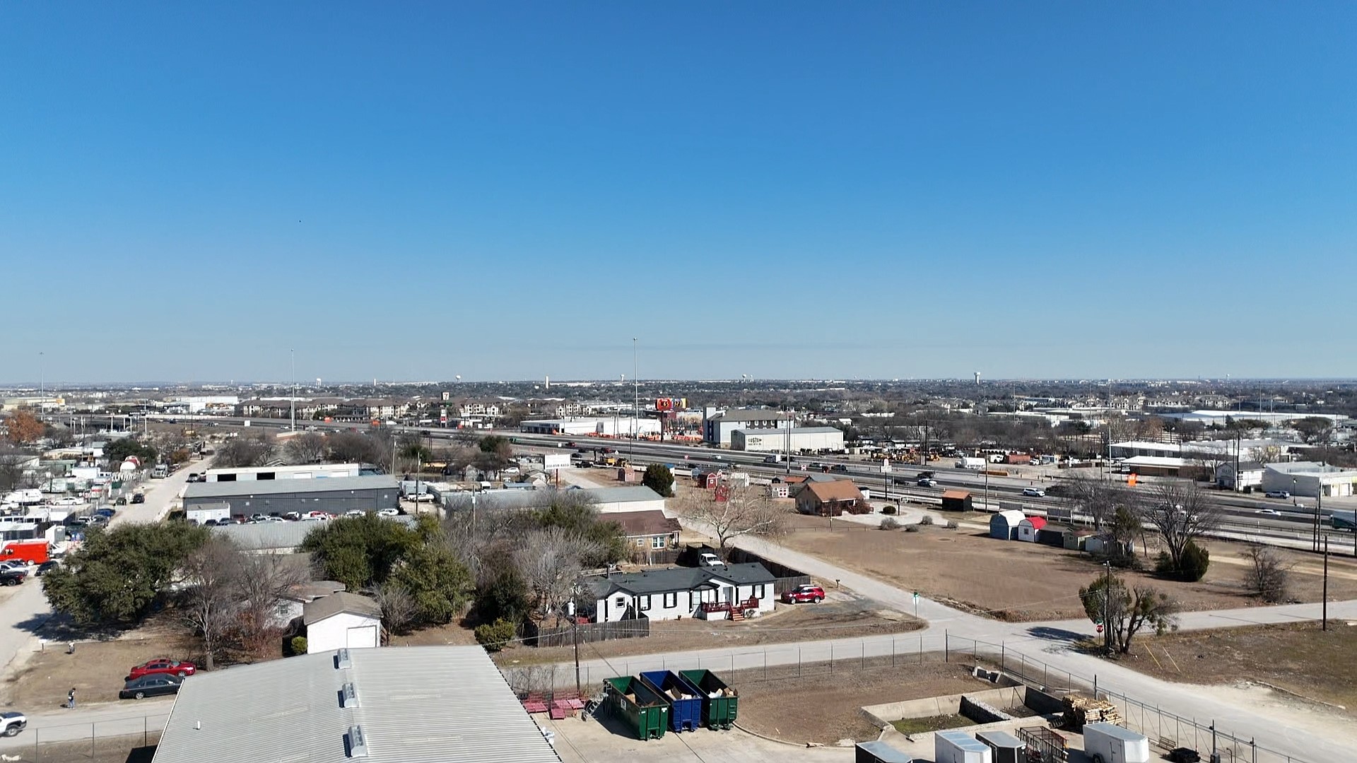15501 Connie Street Austin, TX 78728 - Photo 19 of 26 Aerial view of industrial structures