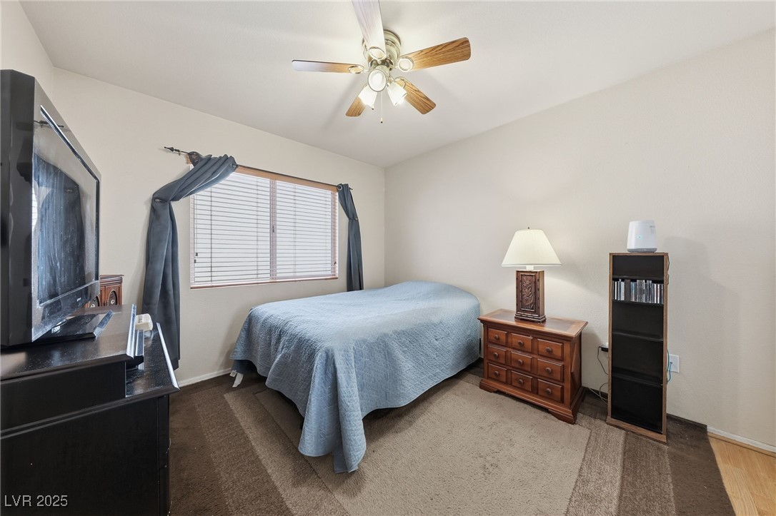 489 Dalgreen Place Henderson, NV 89012 - Photo 11 of 23 Second Bedroom with Ceiling Fan.