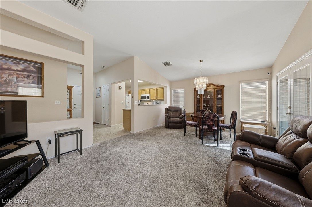 489 Dalgreen Place Henderson, NV 89012 - Photo 5 of 23 Living Room is open to Kitchen.