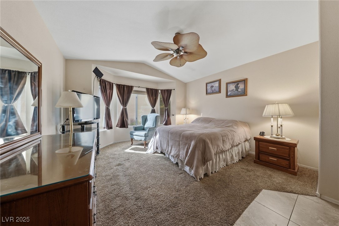 489 Dalgreen Place Henderson, NV 89012 - Photo 9 of 23 Primary Bedroom with Ceiling Fan. Separate from other Bedroom.