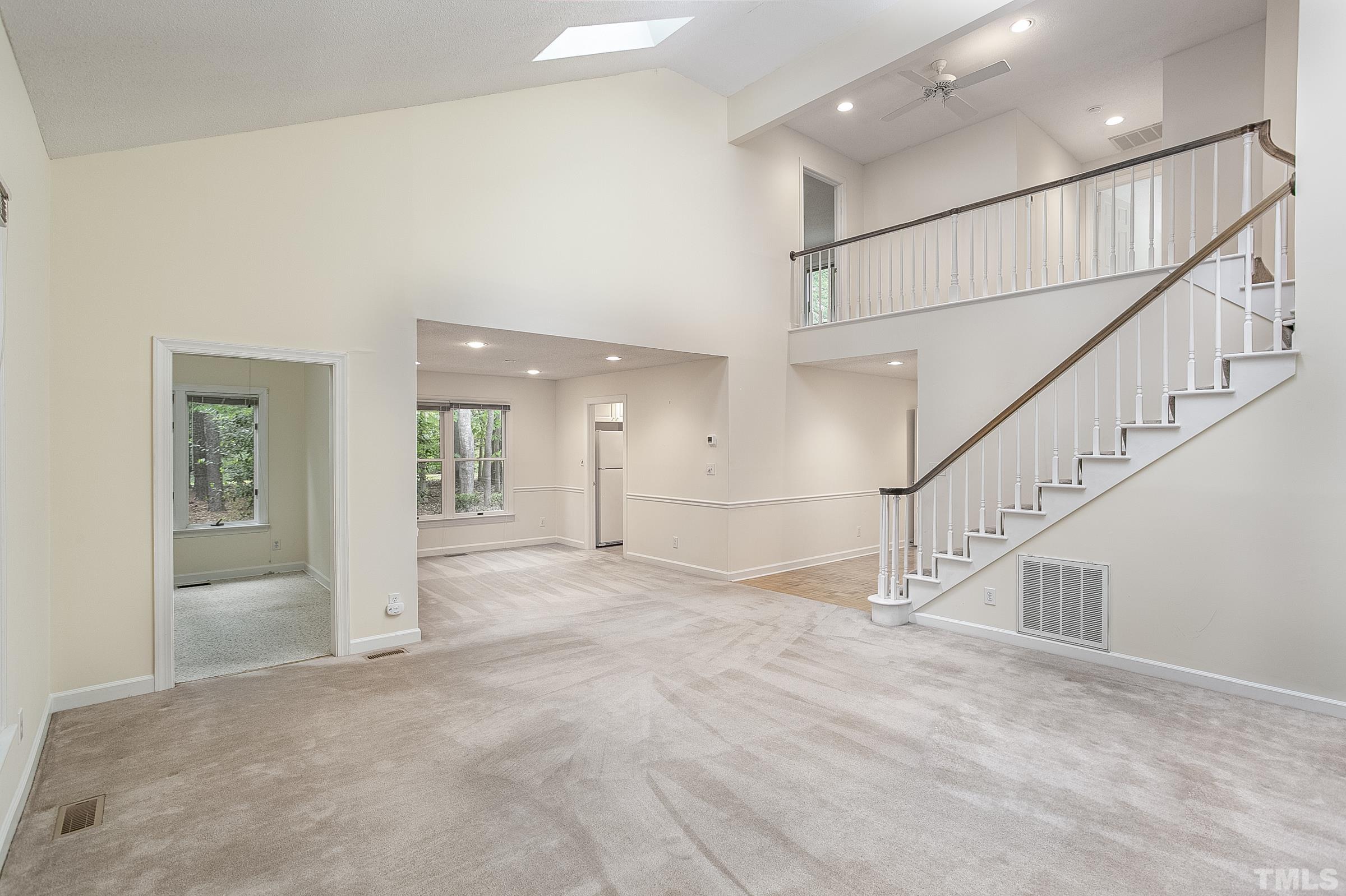 547 Weathersfield Pittsboro, NC 27312 - Photo 11 of 37 a view of entryway and hall with a view of bathroom