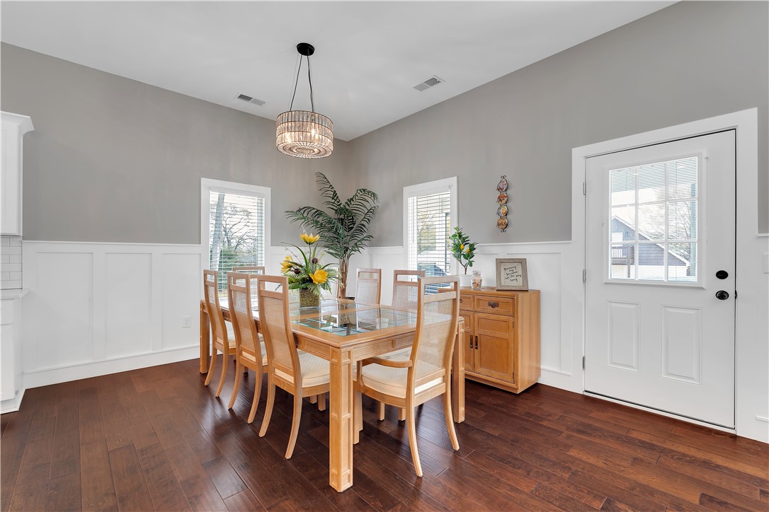 181 Amberwood Drive Anderson, SC 29621 - Photo 13 of 28 This bright dining area offers rich wood flooring and abundant natural light, perfect for gatherings.