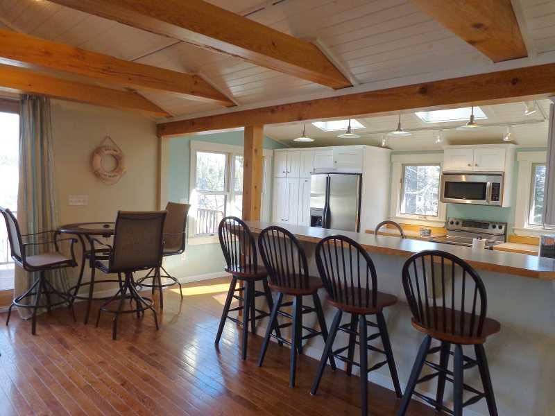 135 Harrington Cove Road St. George, ME 04859 - Photo 3 of 27 Kitchen. Sun-filled kitchen with top...
