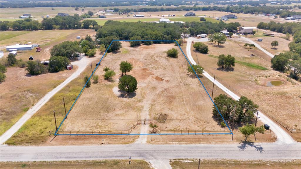 Bird's eye view with a rural view