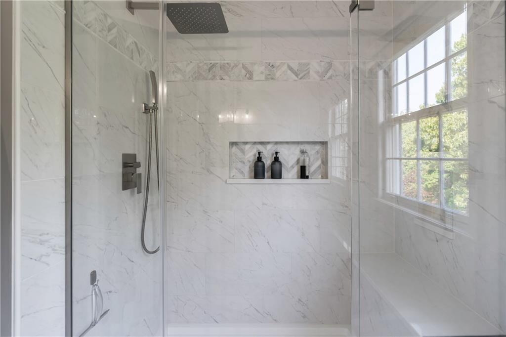 10514 Meinert Road Wexford, PA 15090 - Photo 15 of 20 Notice the marble detailing in your open concept shower with glass doors and heated floors.