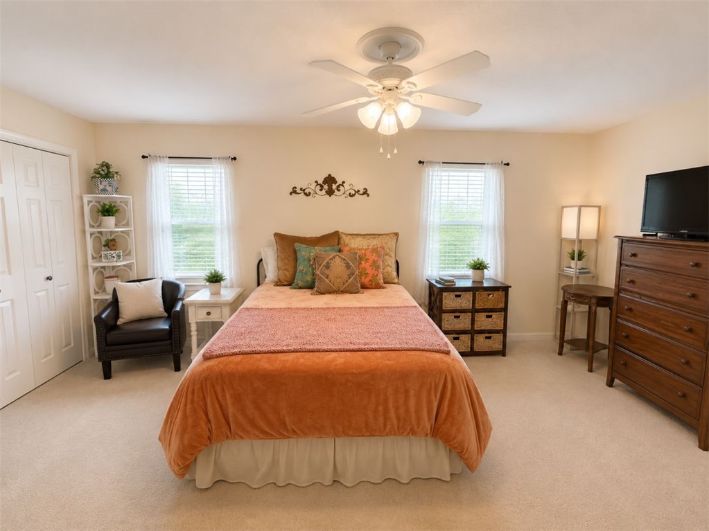 2018 Cardinal Park Drive Anderson, SC 29621 - Photo 10 of 11 Relax in this tranquil bedroom, featuring soft carpet and ample natural light from multiple windows.