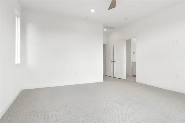 a bathroom with a sink vanity and a mirror
