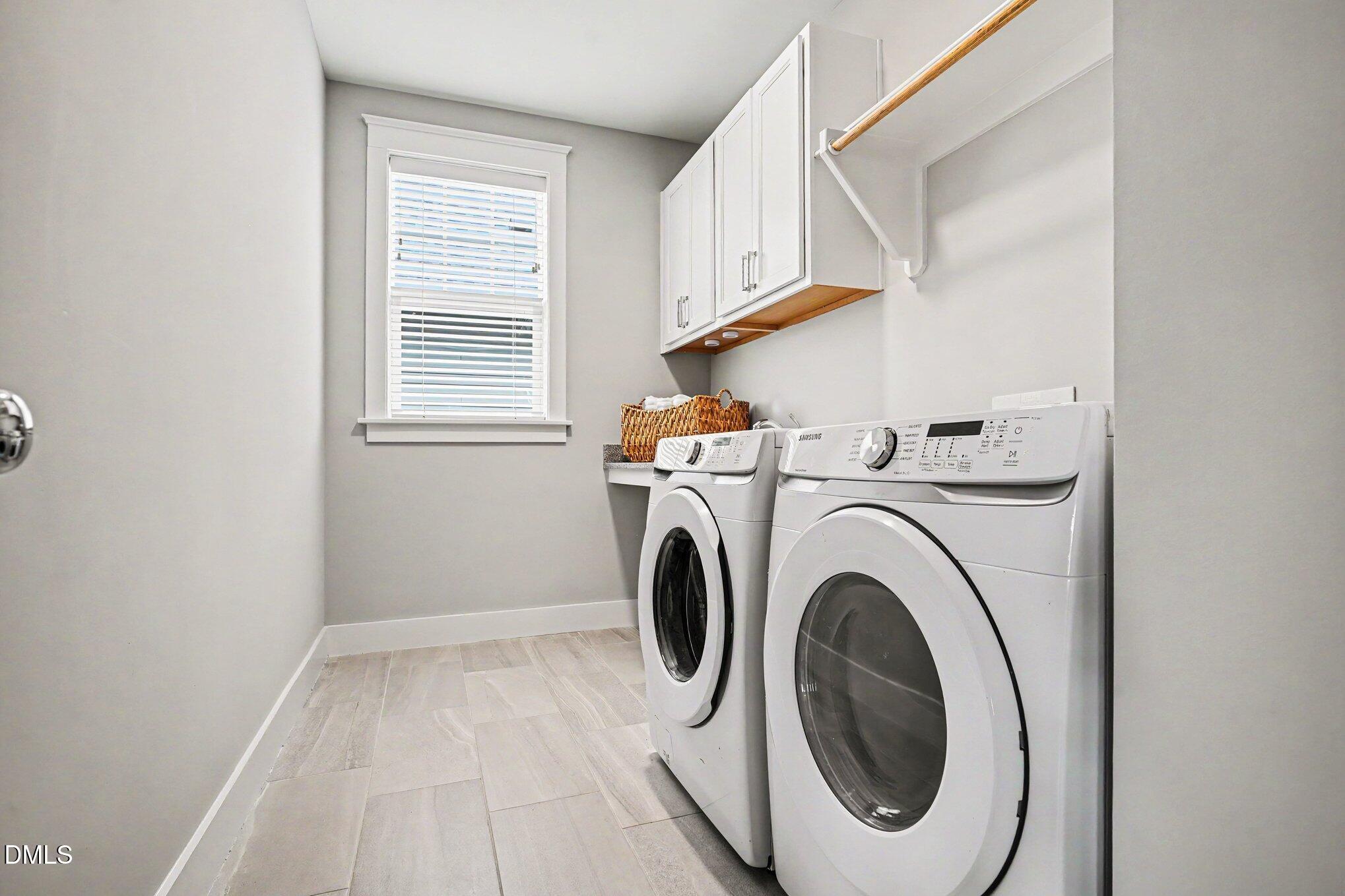 824 Watercolor Way Durham, NC 27713 - Photo 21 of 28 a utility room with dryer and washer