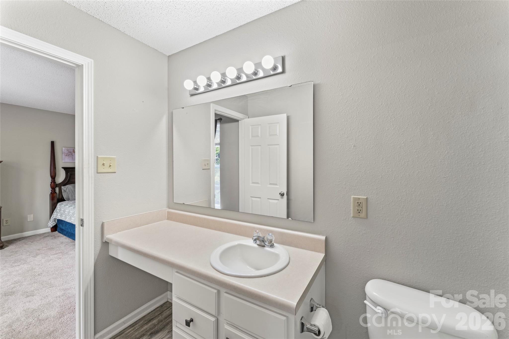 4208 Shasta Circle Clover, SC 29710 - Photo 34 of 41 a bathroom with a sink and a mirror