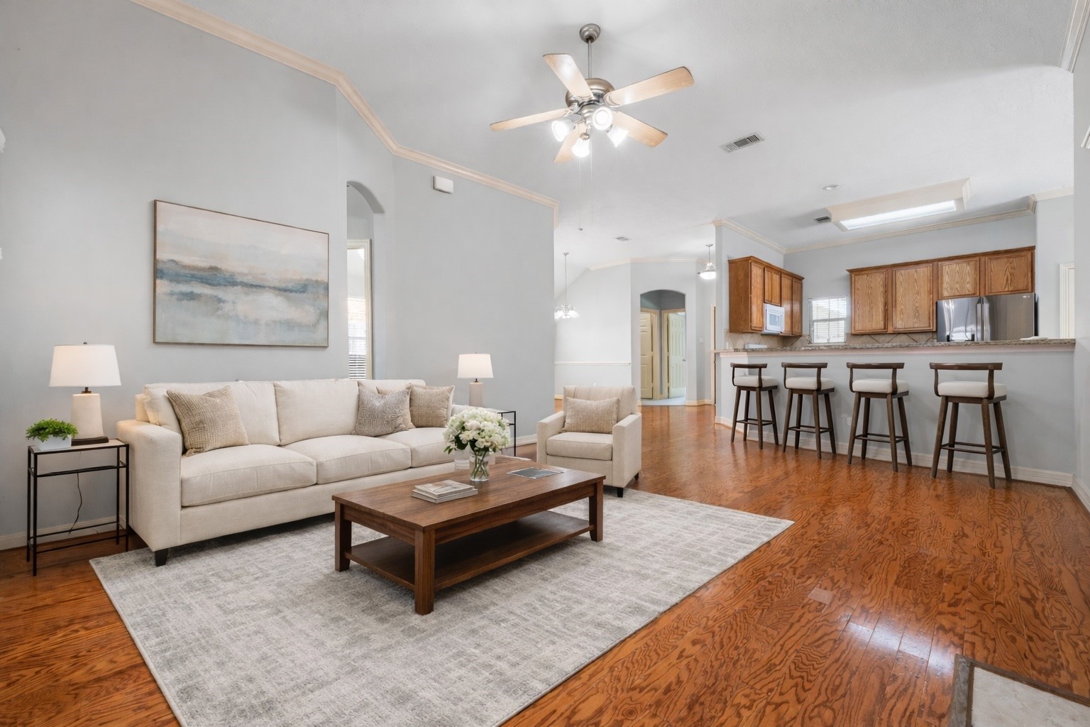 2434 Soledad Ridge Drive Spring, TX 77373 - Photo 3 of 33 Virtually Staged Living Room