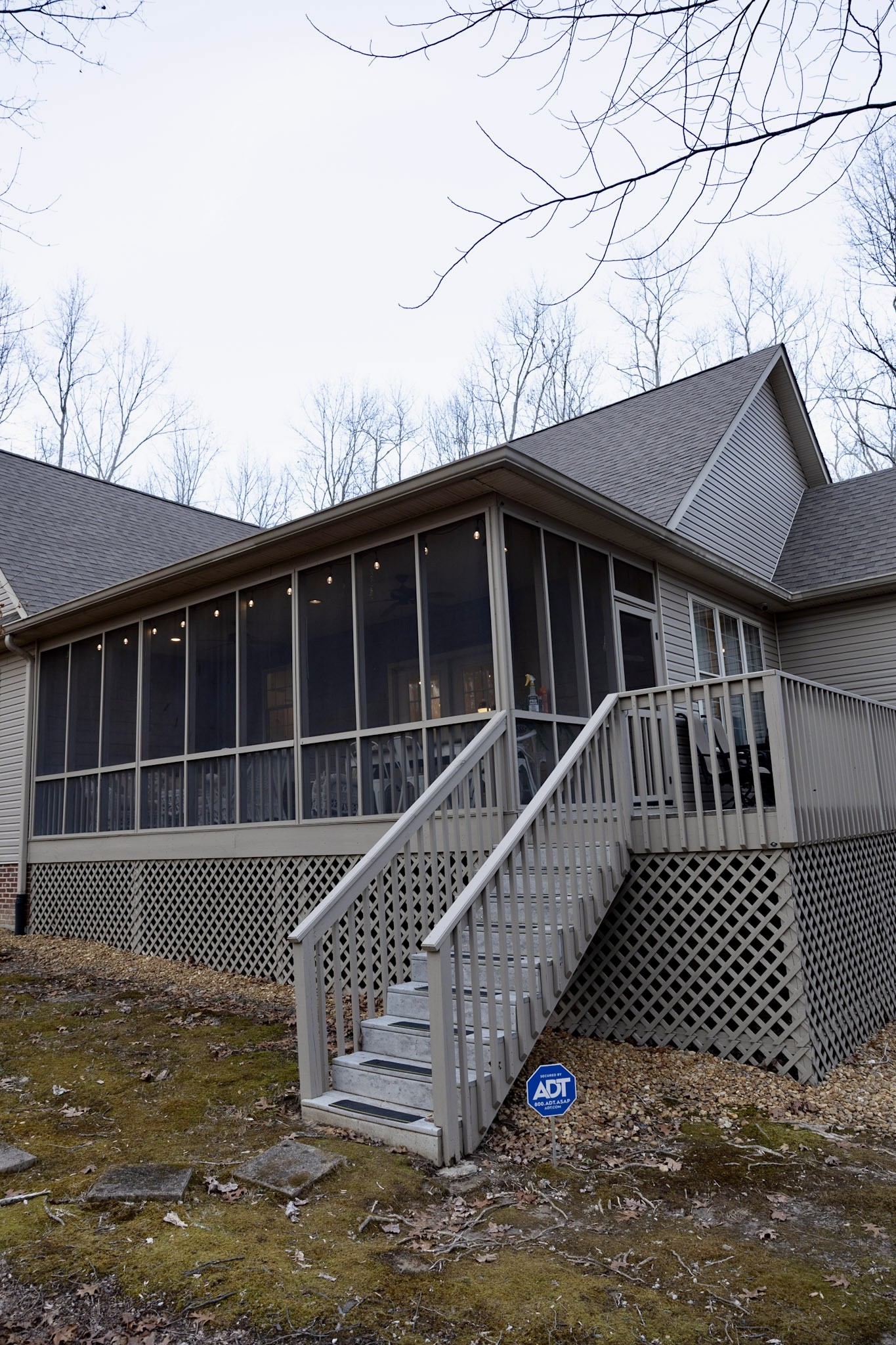 1629 Clifftops Avenue Monteagle, TN 37356 - Photo 39 of 45 a view of a house with wooden deck and a yard