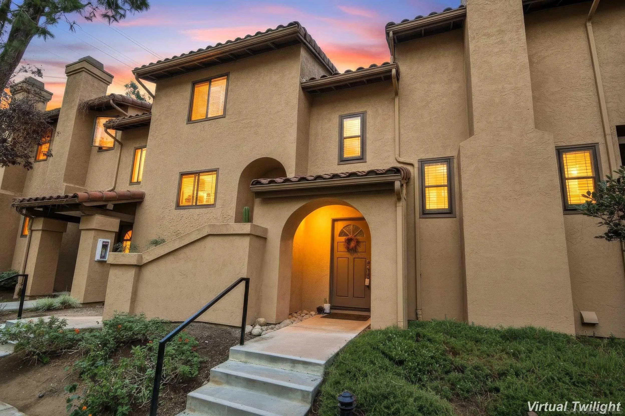 5822 Mission Center Road, Unit A San Diego, CA 92108 - Photo 35 of 35 a front view of a house with a garden