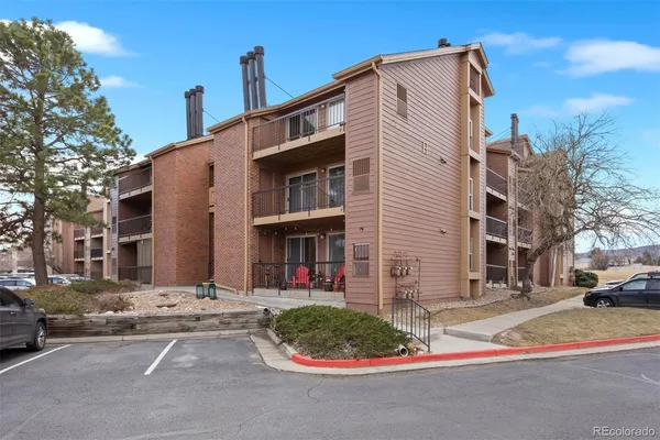 a view of a building with many windows