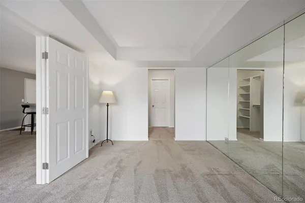 a view of empty room