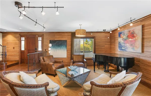 a work room with furniture