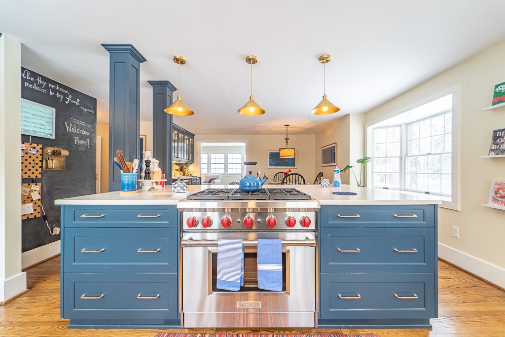 1237 Clover Street Brighton, NY 14610 - Photo 18 of 50 The kitchen is anchored by an oversized quartz isl