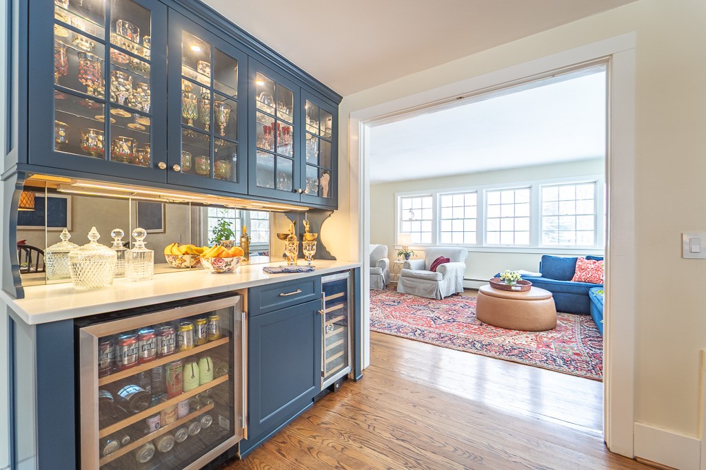 1237 Clover Street Brighton, NY 14610 - Photo 21 of 50 An elegant dry bar with separate wine and beverage