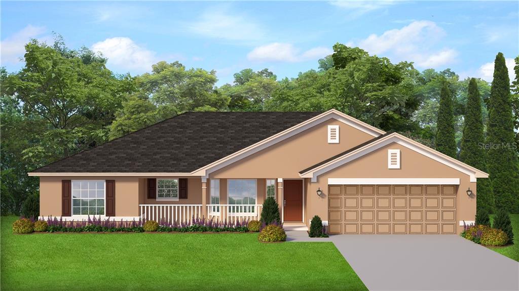 Not actual home-  rendering of home for illustration purposes only