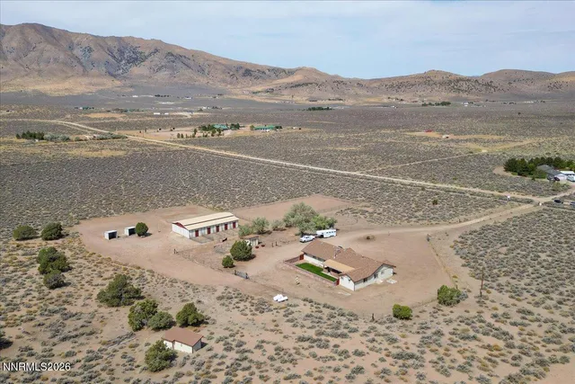 a view of city and mountain