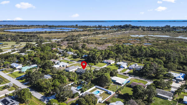 4705 Sunset Boulevard Fort Pierce, FL 34982 - Photo 31 of 32 Aerial 3 water view