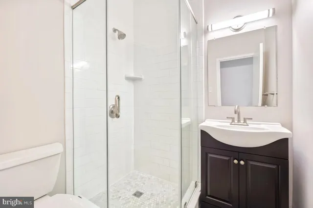 an empty room with large window