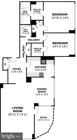 a view of a building with a street